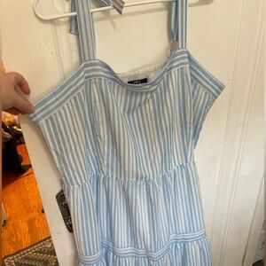 CCX Blue and White Striped summer dress